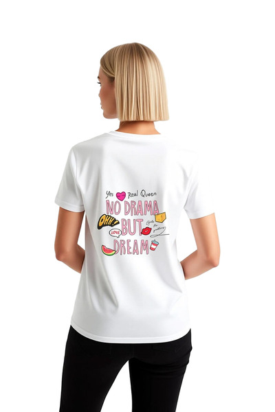 PayBuy Real Queen Power Message Printed Women's T-Shirt