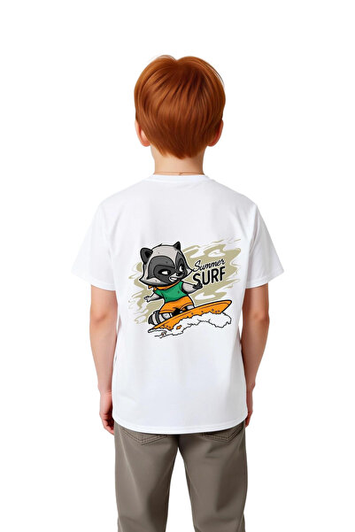 PayBuy Summer Surf Classic Design Printed Kids T-Shirt