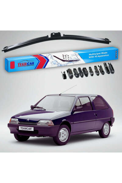 TEAMCAR Citroën AX Gen I (ZA) Hatchback 1986-1998 Wiper | Front Set Flat Prem...