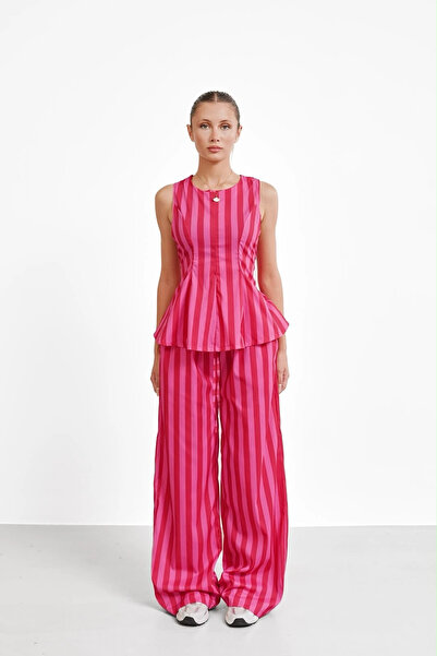 Nika Fashion THEOW Roger Çizgili Pantolon