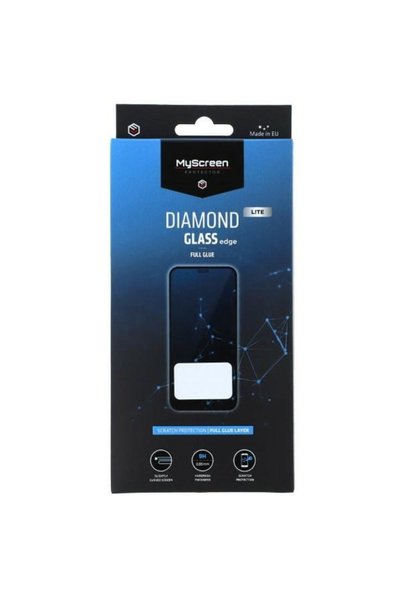 MyScreen MS Diamond Glass Edge Lite FG Oppo A17 A17K μαύρο/μαύρο Πλήρης Κόλλα