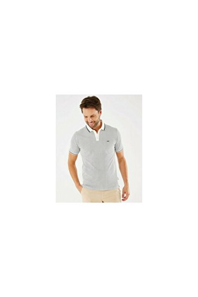 MEXX Μπλούζα Polo Κοντομάνικη Off White