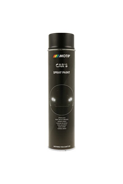 Motip Vopsea spray auto, acrilică, negru mat, 600ml