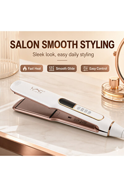 Generic Brand Professional Wide Plate Hair Straightener, LED Adjustable Temp ...