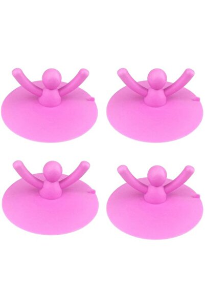 STARSTAR Four-piece pink human-shaped silicone water tank plug set