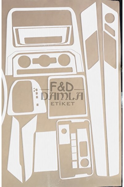 FD Damla Etiket Volkswagen Caddy 2015> Dashboard Console Trim Front Chest Mah...