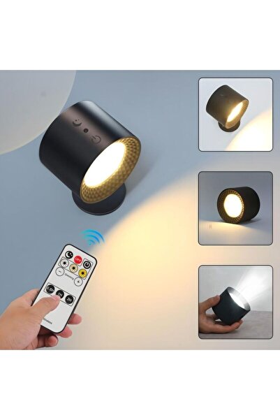 STARSTAR Black touch LED wall light 3 colors USB.