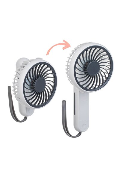 Zâna Casei Ventilator portabil pliabil alb cu USB 4W Ø21cm