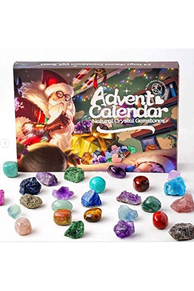 craftmystic Calendar Advent cu Pietre Naturale - Magie si Aventura pentru Copii