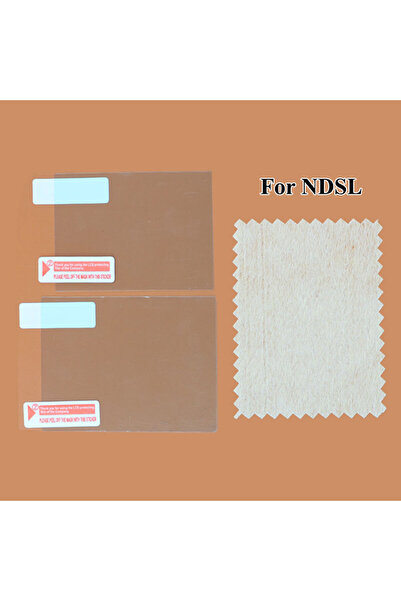 JCD For NDSL Clear Protective Film For NDS DSi NDSi XL LL NDSL DS Lite Top+Bo...