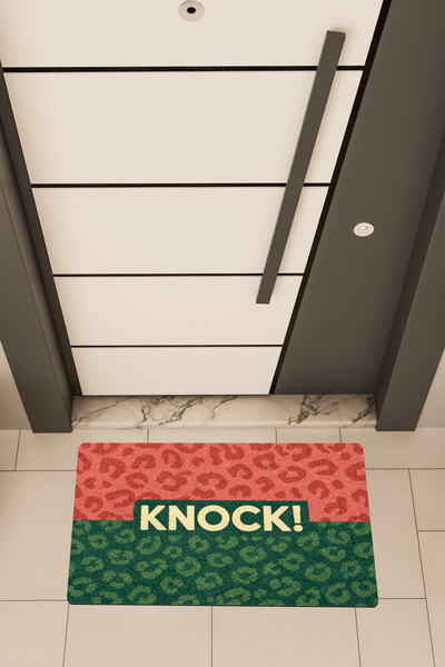 Dormot DEAS HOME, Ψηφιακή Εκτύπωση, KNOCK, Θεματικό Έγχρωμο Σχέδιο με Γράμματ...