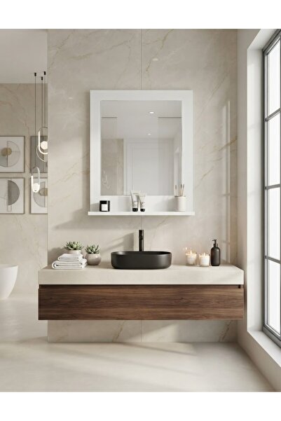 MEBELLİFE ELMAS BANYO AYNASI / DRESUAR / 60X45
