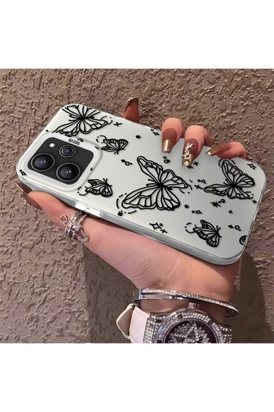 CHICASELUX Redmi 12 4G/5G Compatible Elegant Night Style Butterfly Case, Dura...