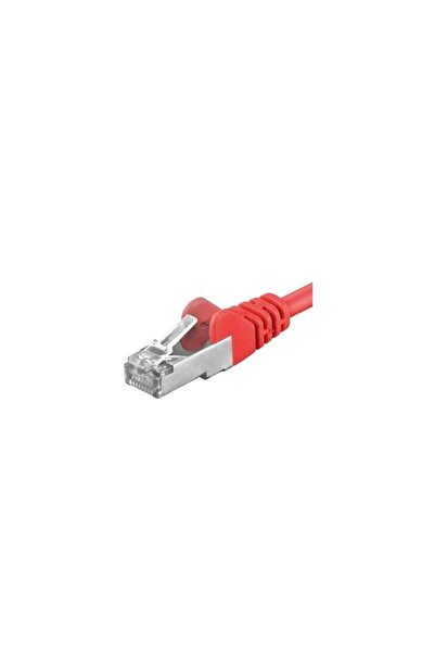 PremiumCord SFTP Καλώδιο patch RJ45-RJ45 Κατηγορίας 6A, 10μ, Κόκκινο