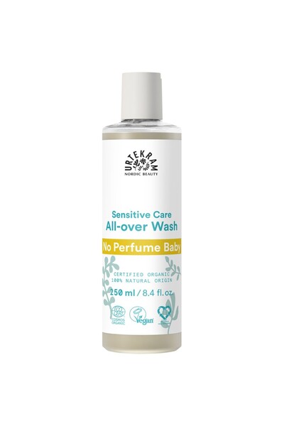Urtekram Sampon si gel de dus bio fara parfum pentru bebelusi 250ml