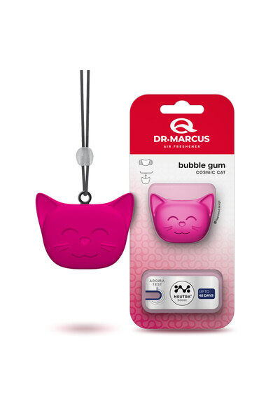 Alista Home Odorizant auto Dr. Marcus Cosmic Cat Bubble Gum, efect minim de 2...