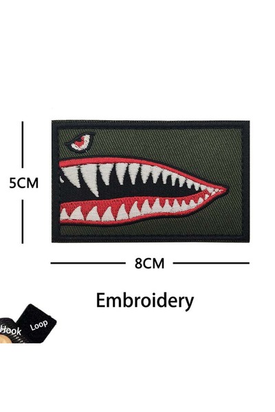 Choice HK111-03 Funny Animals with Classic Saying Morale Badge Fabric Appliqu...