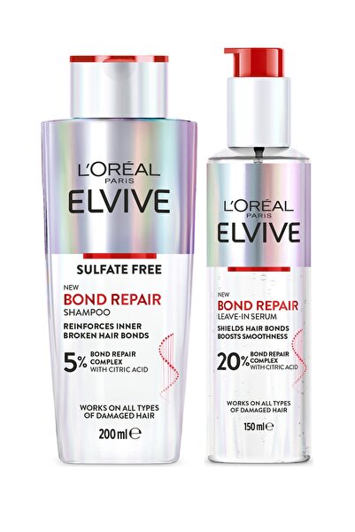 ELSEVE Elvive Bond Repair Şampuan 200 ml + Koruyucu Leave-In Serum 150 ml 2’l...