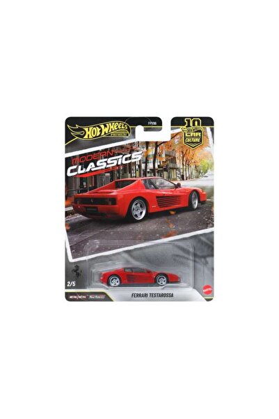 HOT WHEELS Model auto Ferrari Testarossa roșu la scară 1:64