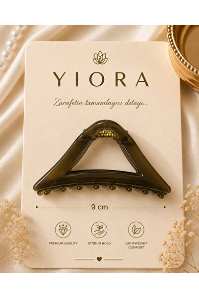 yiora مشبك مثلث الشكل من الأسيتات عالي الجودة مستورد، قوي التثبيت/مضاد للانزل...
