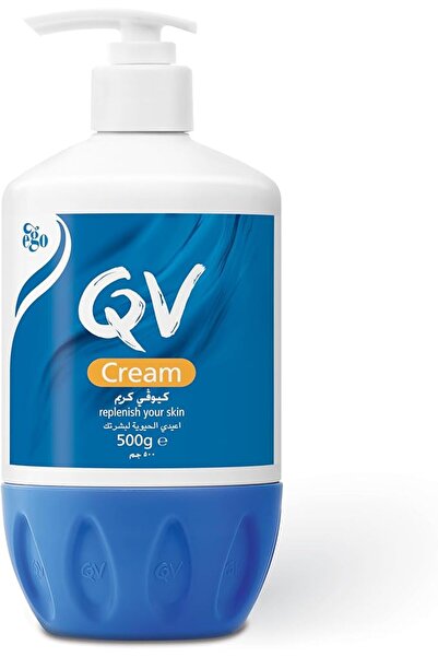 QVT كريم QV المرطب 250 جرام مع مضخة، غني بالجليسرين، مرطب واقي للبشرة الجافة ...