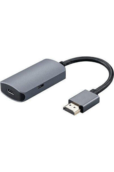 MicroConnect Μετατροπέας HDMI Αρσενικό σε USB-C Θηλυκό Γκρι 1 Τεμάχιο HDMIUSB3.2