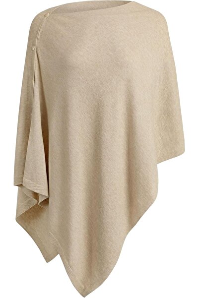 Puli Women's Versatile Knitted Scarf Poncho Sweater with Buttons Light Weight...