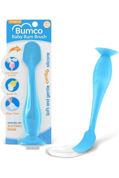 Baby Bum Brush Bumco 2-PACK Diaper Cream Spatula - FULL-SIZE + MINI with TRAV...