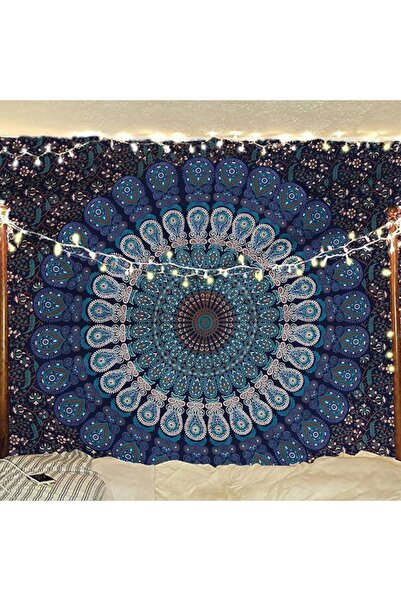 Bless International Indian Hippie Bohemian Psychedelic Peacock Mandala Wall H...
