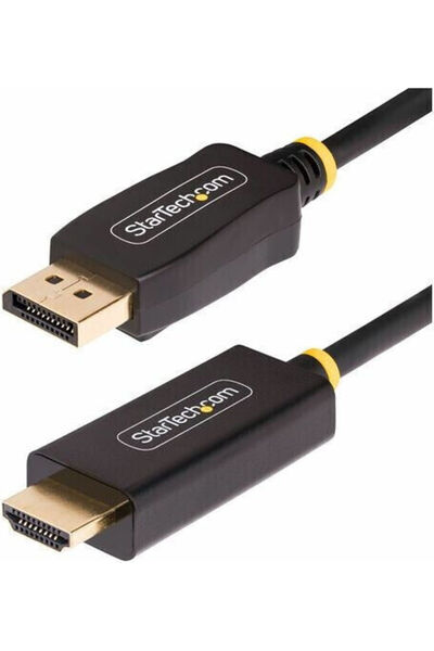 startech Καλώδιο DisplayPort αρσενικό - HDMI αρσενικό 2μ Μαύρο (6F-DP-HDMI-4K...