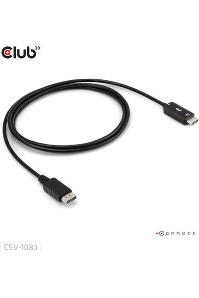 Other Καλώδιο Club3D DisplayPort αρσενικό - HDMI αρσενικό 2μ Μαύρο