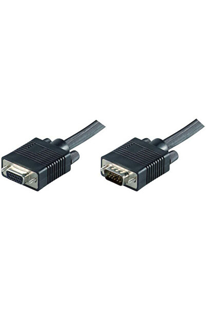 MicroConnect Καλώδιο VGA αρσενικό σε VGA αρσενικό, Μαύρο, 2μ (MONGH2B)