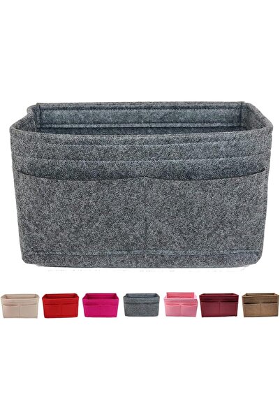 GENERAL Lmeison Purse Organizer Insert, Bag in Bag Felt Fabric Handbag Organi...