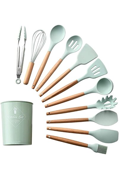 AWH Newsun 12PCS Kitchen Utensil Set Silicone Cooking Utensils Kit Spatula He...