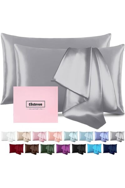 GENERAL Silk Pillowcase for Hair and Skin Mulberry Silk Pillowcase Soft Breat...