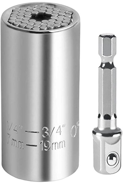 GENERAL Universal Socket Set (7-19mm)， Multi-Function Universal Socket Tool w...