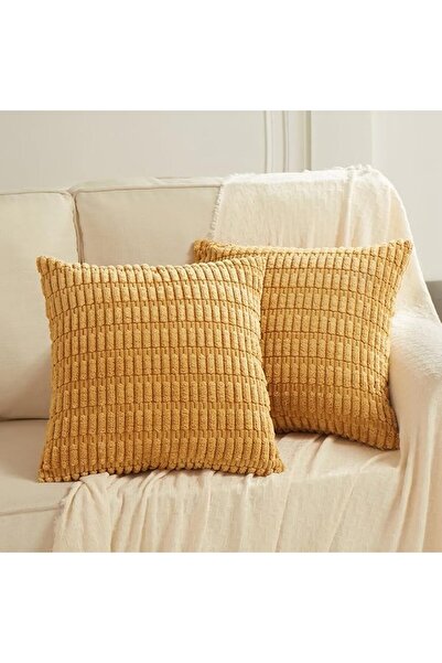 Fancy Homi 2 Packs Dusty Blue Decorative Throw Pillow Covers 18x18 Inch for L...