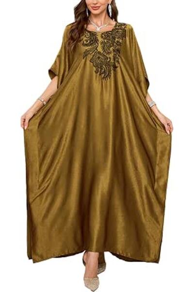 GENERAL Women's Summer Long Beach Dress Kimono Maxi Kaftan Cover ups