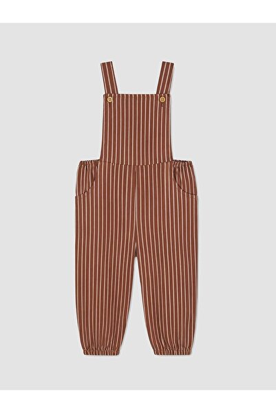 LC Waikiki Striped Girls' Salopet Dress (W6)