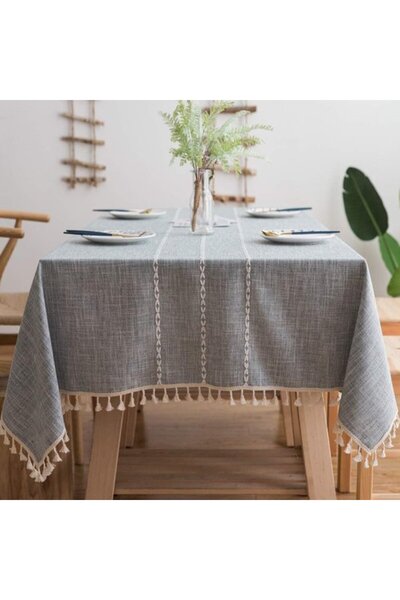 Generic Brand , cotton and linen blend, elegant and beautiful, washable, kitc...