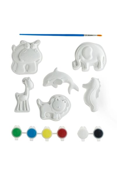 AAA Set creativ de accesorii din ipsos pentru animale, pensule pentru pictură...