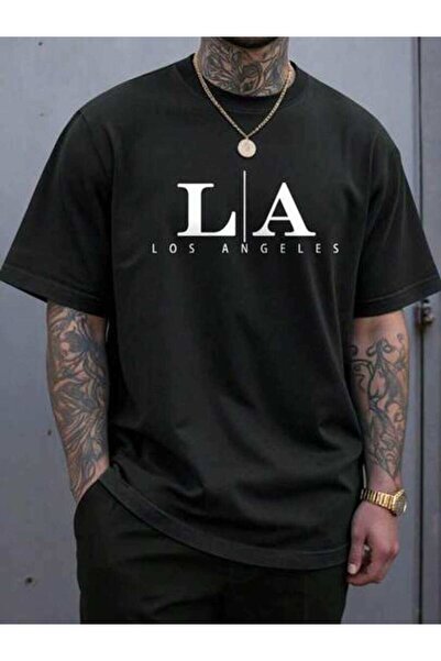 4CR Manfinity LEGND Men's Casual Letter Graphic Round Neck Short Sleeve T-Shi...