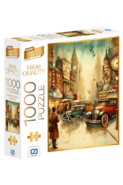CA Games Time Traveler Themed 1000 Piece 2.2mm Cardboard Thickness 48X68Cm Si...
