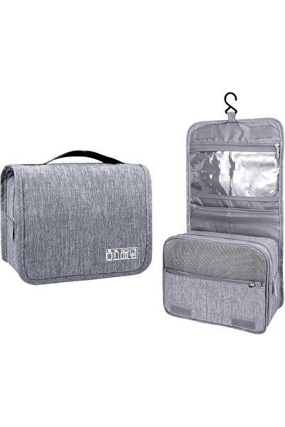 Lcsmaokin Large Capacity Toiletry Bag Travel Bag with Hanging Hook for Men an...