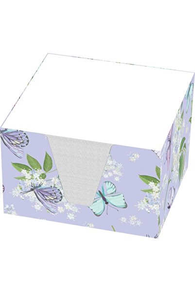MC Micostore Cub ALB hartie 9x9x6 cm -400 file Butterfly