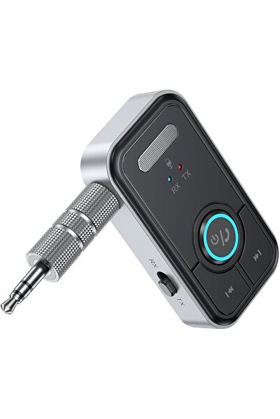 MAKINGTEC Bluetooth 5.3 Adapter, Receiver for Car, 3.5mm Jack Aux Dongle, Han...