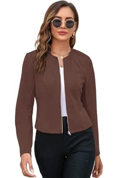 GRECIILOOKS Women Polyester Cotton Standard Length Solid Regular Fit Long Top...