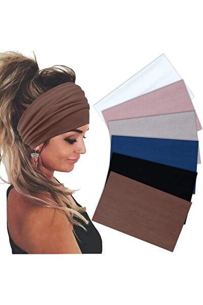 GENERAL Sefiinh Wide Headbands For Women Stretch Headband Boho Head Bands Wom...