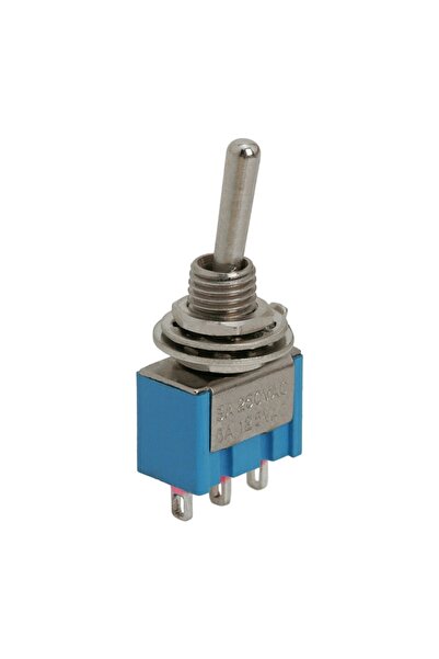 Alista Home Comutator basculant ON-OFF-ON, 250V, 3A, Comutator cu manetă mini...