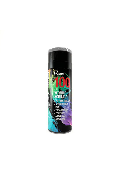 Alista Home Vopsea spray emailată acrilică, gri lucios, pentru metal, plastic...